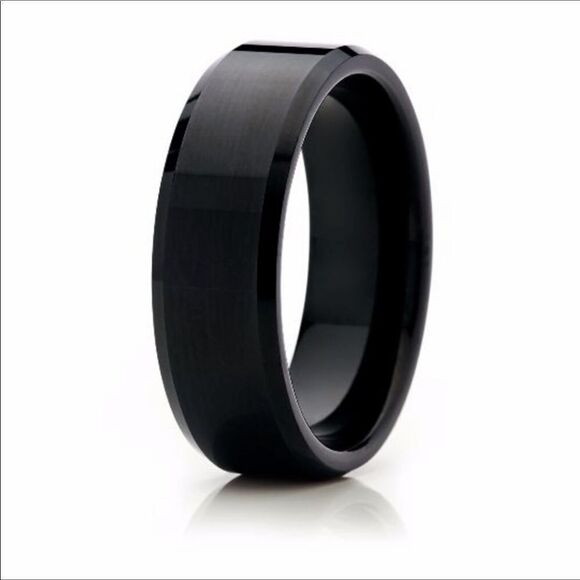Black Stainless Steel Ring - Picture 5 of 5